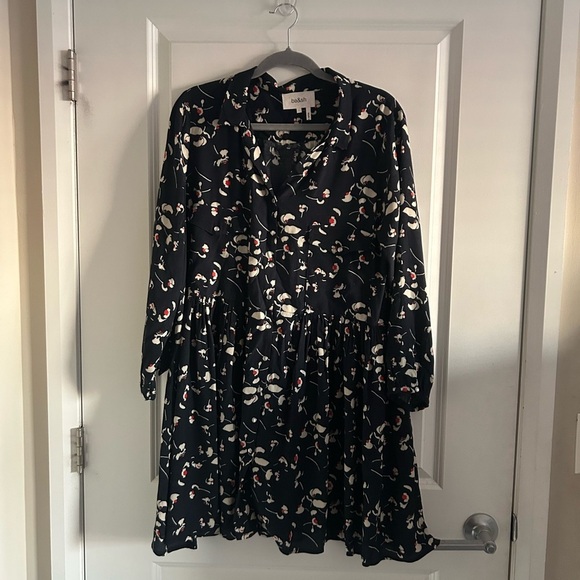 BA&SH Soka Gathered Floral Mini Dress - Picture 6 of 10